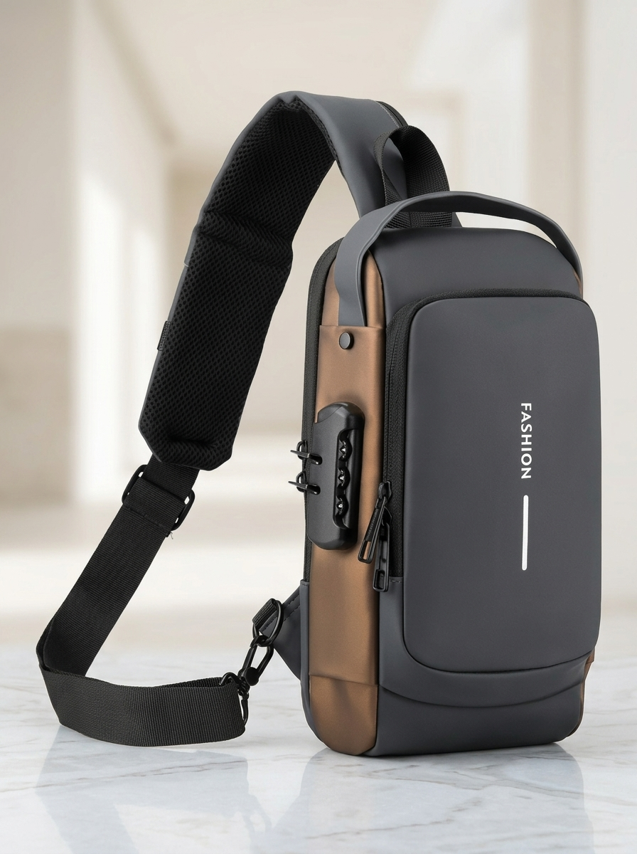 Mochila antirrobo Fashion Pro con cierres ocultos, puerto USB y tela impermeable
